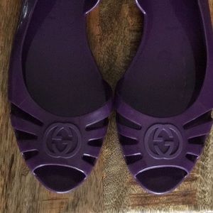 GUCCI Royal Purple Flats
